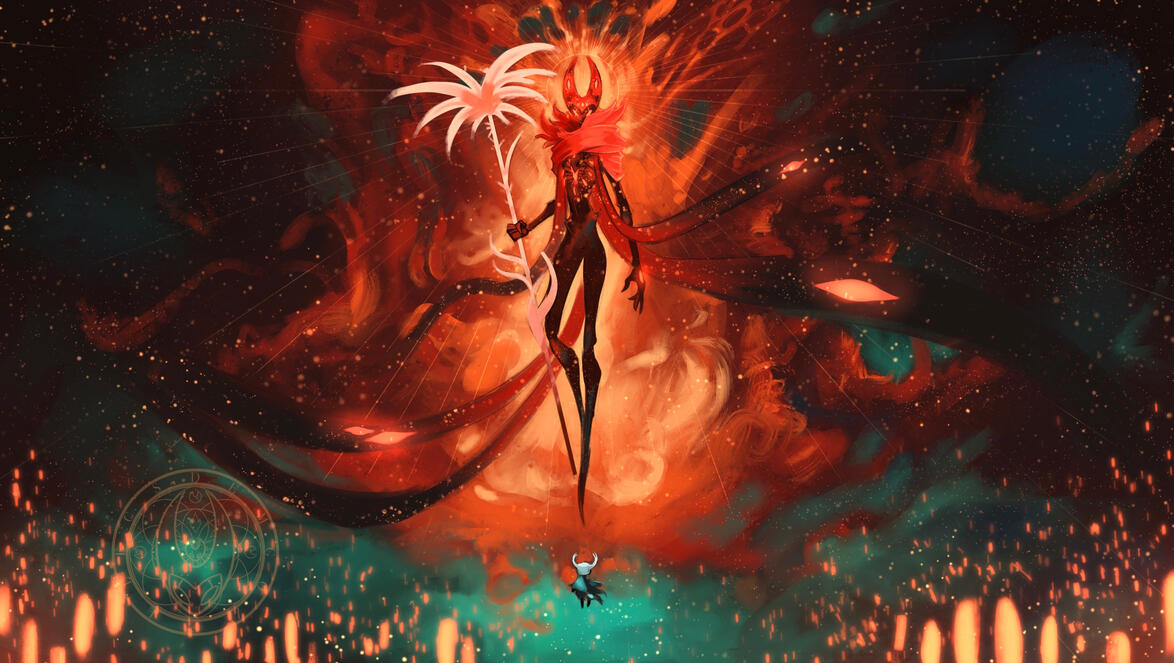 A mashup of Hollow Knight and Arcane.